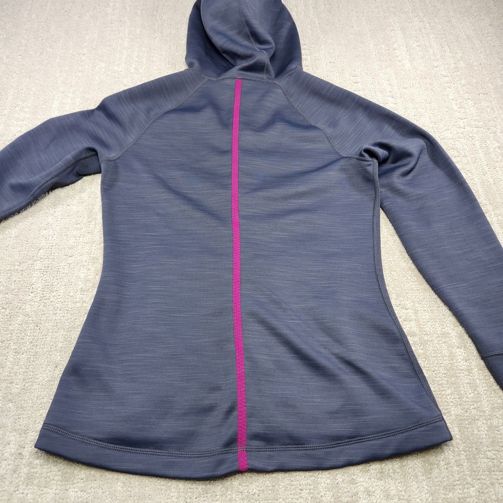 Title Nine Jacket Women XS Full Zip Heather Gray Fleece Golf Hoodie Performance - Picture 5 of 9